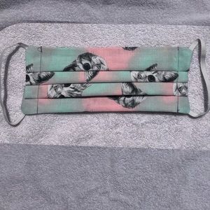 Tie Dye Cat Face Mask